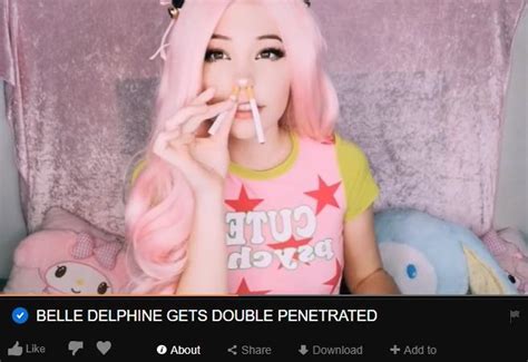 belle delphine anal leak|Belle Delphine Anal Double Penetration Dva PPV Porn Video